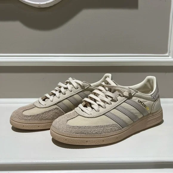 adidas Handball Spezial Cream White Beige (Women's 7) - Picture 8 of 9